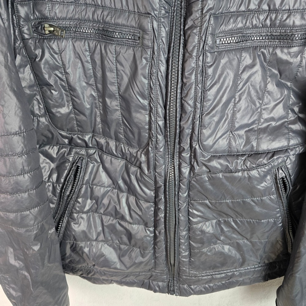 The North Face Mens Black Quilted Insulated Jacket Full Zip T427 T827 Large - Picture 13 of 14